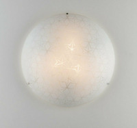 Plafoniera rotonda diametro 30 cm esagoni 39183 LUCI MODERNE