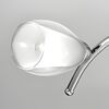 Immagine aggiuntiva di Plafoniera o applique decorativa sinuosa 4 luci cromata vetro eleganza  44499