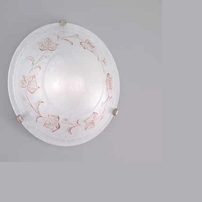 Plafoniera edera ambra 40cm FOGLIA PL D40 41173 LUCI CLASSICHE