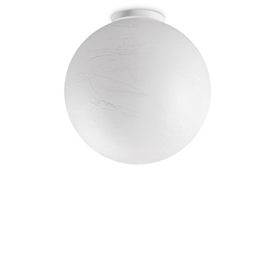 Plafoniera in acrilico sfera da 40cm texture carta CARTA PL1 D40 IDEAL LUX