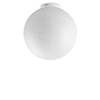 Plafoniera in acrilico sfera da 40cm texture carta CARTA PL1 D40 IDEAL LUX