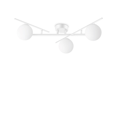 Plafoniera bianca bacchette posizionabili e 3 sfere ATLAS PL3 BIANCO IDEAL LUX