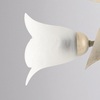 Immagine aggiuntiva di Plafoniera 3 braccetti foglie e fiori avorio decoro oro  42398