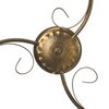 Immagine aggiuntiva di Plafoniera 3 luci in bronzo sfumato con eleganti vetri tulipano  43649