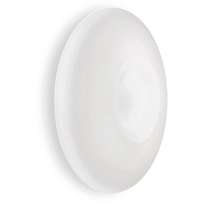 Grande e luminosa plafoniera 5 luci 60cm vetro speciale design concavo GLORY PL5 D60 IDEAL LUX