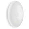 Grande e luminosa plafoniera 5 luci 60cm vetro speciale design concavo GLORY PL5 D60 IDEAL LUX