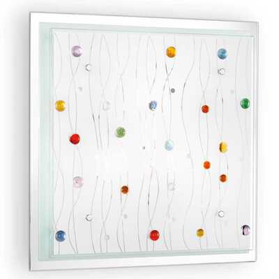 Plafoniera gocce colorate 42x42cm 3xE27 OCEAN PL3 COLOR IDEAL LUX