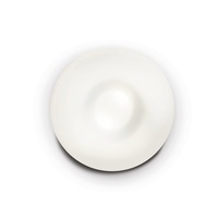Plafoniera moderna disco design vetro bianco concavo 40cm 2xE27 GLORY PL2 D40 IDEAL LUX