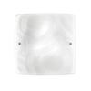 Plafoniera o applique in vetro cerchi e curve 30cm 2xE27 42337 LUCI MODERNE