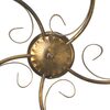 Ulteriore dettaglio di Plafoniera soffitto bronzo sfumato con 5 luci vetri tulipano  43650