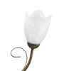Plafoniera soffitto bronzo sfumato con 5 luci vetri tulipano 43650 ODINO LUCI CLASSICHE - foto 4