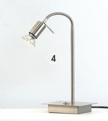 Lampada da tavolo 5730-1T GROSSETO NICHEL PLATINLUX