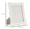 Portafoto grande cornice decoro bianco palme 28,8x33  42416 - foto 6