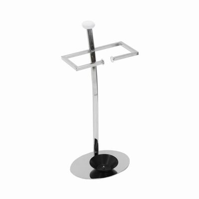 Portaombrelli acciaio 2 braccia alto 65cm  37370