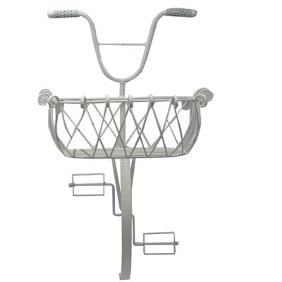 Bicicletta portavasi da attaccare alla parete 31X21 alta 50cm 38776 COLORI E LUCI