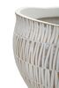 Particolare di Portavasi e piante decorativo moderno design rigato 30,5x24,5cm  42885
