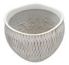 Ulteriore dettaglio di Portavasi e piante decorativo moderno design rigato 30,5x24,5cm  42885