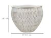 Portavasi e piante decorativo moderno design rigato 30,5x24,5cm  42885 - foto 5