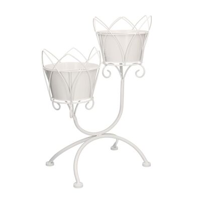 Fioriera decorativa due posti affiancati  38794