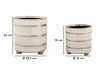Portavaso orchidee e piccoli vasi griglia argento set 2 pezzi  42942 - foto 5