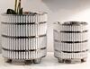 Portavaso orchidee e piccoli vasi griglia argento set 2 pezzi  42942