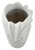 Immagine aggiuntiva di Porta vaso sagomato grande per piante in resina bianca 29x48  42896