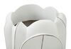 Particolare di Porta vaso sagomato grande per piante in resina bianca 29x48  42896