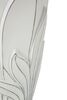 Ulteriore dettaglio di Porta vaso sagomato grande per piante in resina bianca 29x48  42896