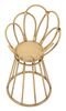 Particolare di Colonnina in rattan portavasi decoro ghirigori alta 48 diametro 28  41579