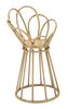 Colonnina in rattan portavasi decoro ghirigori alta 48 diametro 28  41579