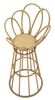 Particolare di Portavasi in rattan colonnina decoro ghrigori alta 62 diametro 28  41578