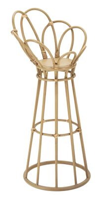 Portavasi in rattan colonnina decoro ghrigori alta 62 diametro 28  41578