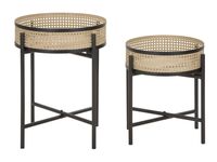 Coppia di portavasi rotondi grandi rialzati design semplice  41572