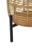Ulteriore dettaglio di Set di 2 portavasi rotondi in rattan e metallo rialzati  41573