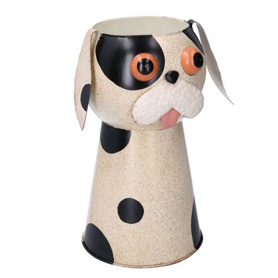 Tenero portavasi a forma di cagnolino 22x30cm set 2 pezzi  38746