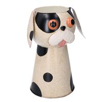 Tenero portavasi a forma di cagnolino 22x30cm set 2 pezzi  38746
