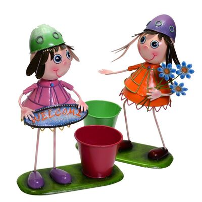 Set 2 portavasi bimba colorati  37538