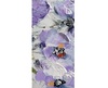 Dettaglio quadretto 30x30 vaso con fiori lilla e zzurri pistilli glitte