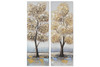 Coppia quadretti alberi