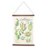 Particolare di Tre targhette - quadretti in stoffa con cactus 33x46  39351