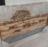 Immagine aggiuntiva di Coppia quadri animali savana 90x60cm zebre ed elefanti  39404