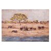 Coppia quadri animali savana 90x60cm zebre ed elefanti  39404 - foto 7