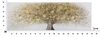 Quadro albero grande orizzontale lungo con sprazzi dorati 180x60  40961 - foto 8