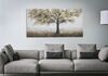 Quadro 140x70 albero grande tonalit&agrave; oro grigio tortora  40964 - foto 4