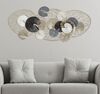 Immagine aggiuntiva di Decorazione astratta sfondo oro grigio bianco nero 124,5x55cm  40379