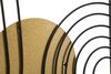 Particolare di Quadro in filo di metallo con curva decoro moderno 40,5x50,5  40742