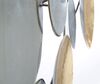 Particolare di Decoro cerchi dorati da appendere con specchietti 118x60  42644