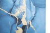 Ulteriore dettaglio di Quadro astratto blu groviglio riflessi oro 80x120  40488