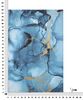 Quadro astratto blu groviglio riflessi oro 80x120  40488 - foto 5