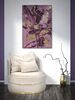Immagine aggiuntiva di Quadro astratto foglie bordeaux 80x120  40397